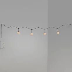 Bover Nans S/16/4L udendørs hængelampe, LED, beige