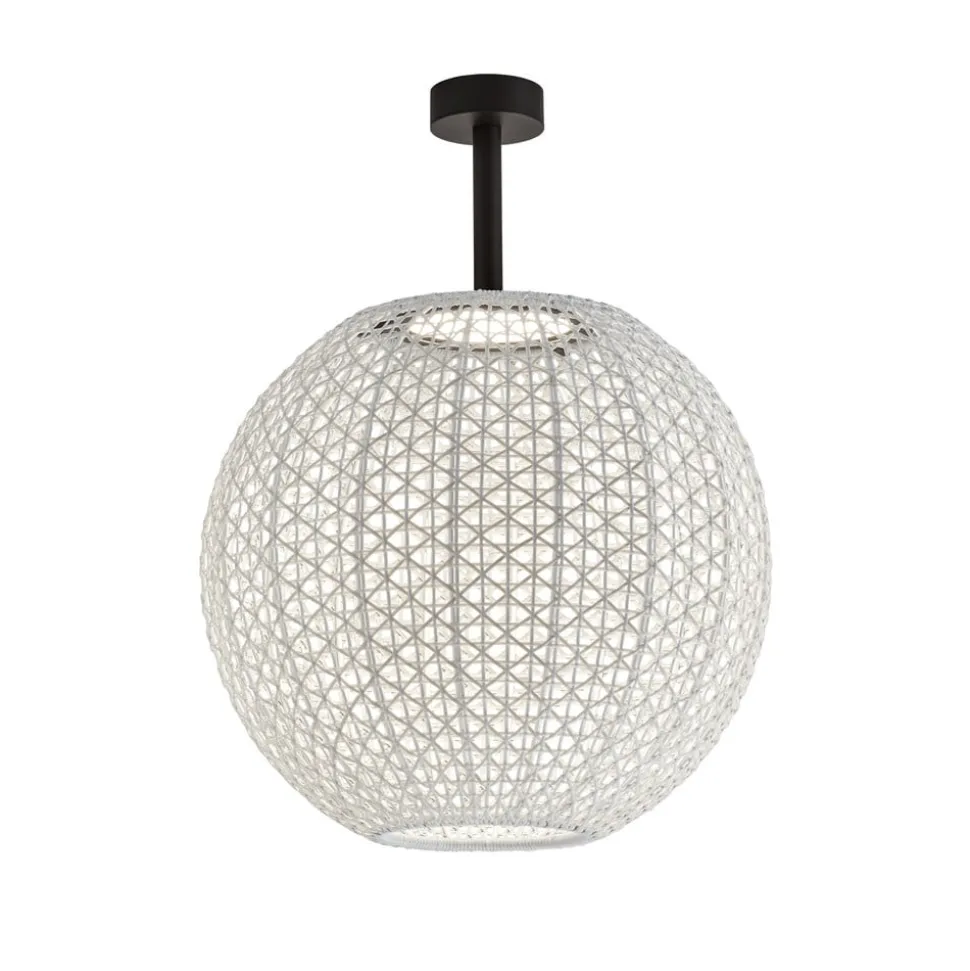 Bover Nans Sphere PF/60 LED udendørs loftslampe beige