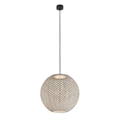Bover Nans Sphere S/60 LED udendørs pendel brun