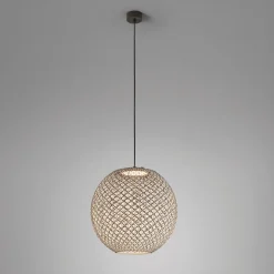 Bover Nans Sphere S/60 LED udendørs pendel brun
