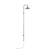 Bover Platet A05 LED-væglampe, dæmper, messing