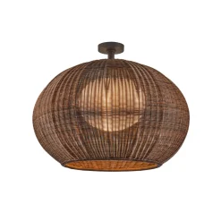 Bover udendørs loftlampe Garota, grafitbrun/brun