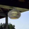 Bover udendørs loftlampe Garota, hvid/elfenbensfarvet