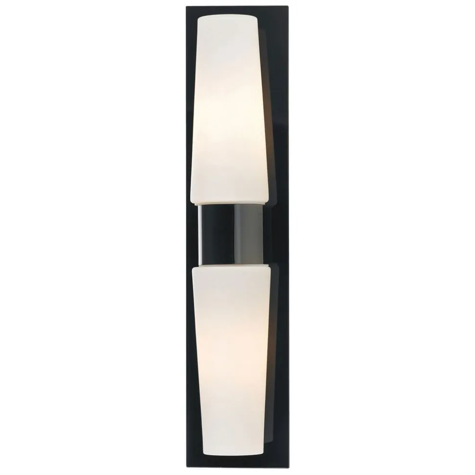 Brastad loftlampe til badeværelse, sort, 2 lk