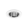 BRUMBERG Apollo Micro, facetteret, rund, 3.000 K, hvid