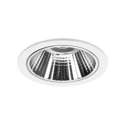 BRUMBERG Apollo Mini, facetteret, rund, 3.000 K, hvid