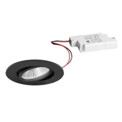 BRUMBERG BB23 indbyg. IP65 RC driver kantet sort