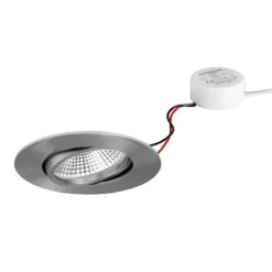 BRUMBERG BB23 indbyg. IP65 RC driver rund nikkel