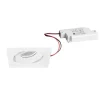 BRUMBERG BB38 indbyg. RC driver kantet hvid