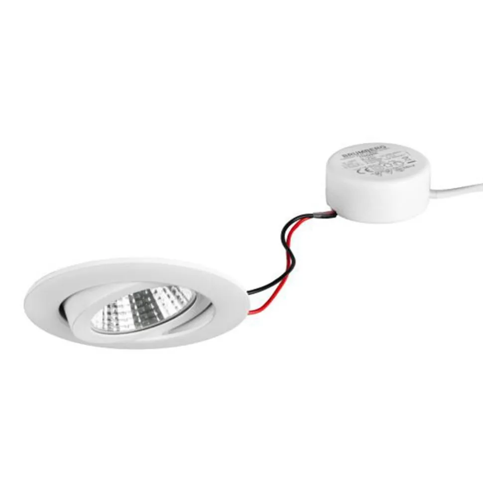BRUMBERG BB03 indbyg. RC driver rund blank hvid
