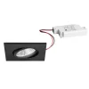 BRUMBERG BB25 IP65 indbyg. RC driver kantet sort