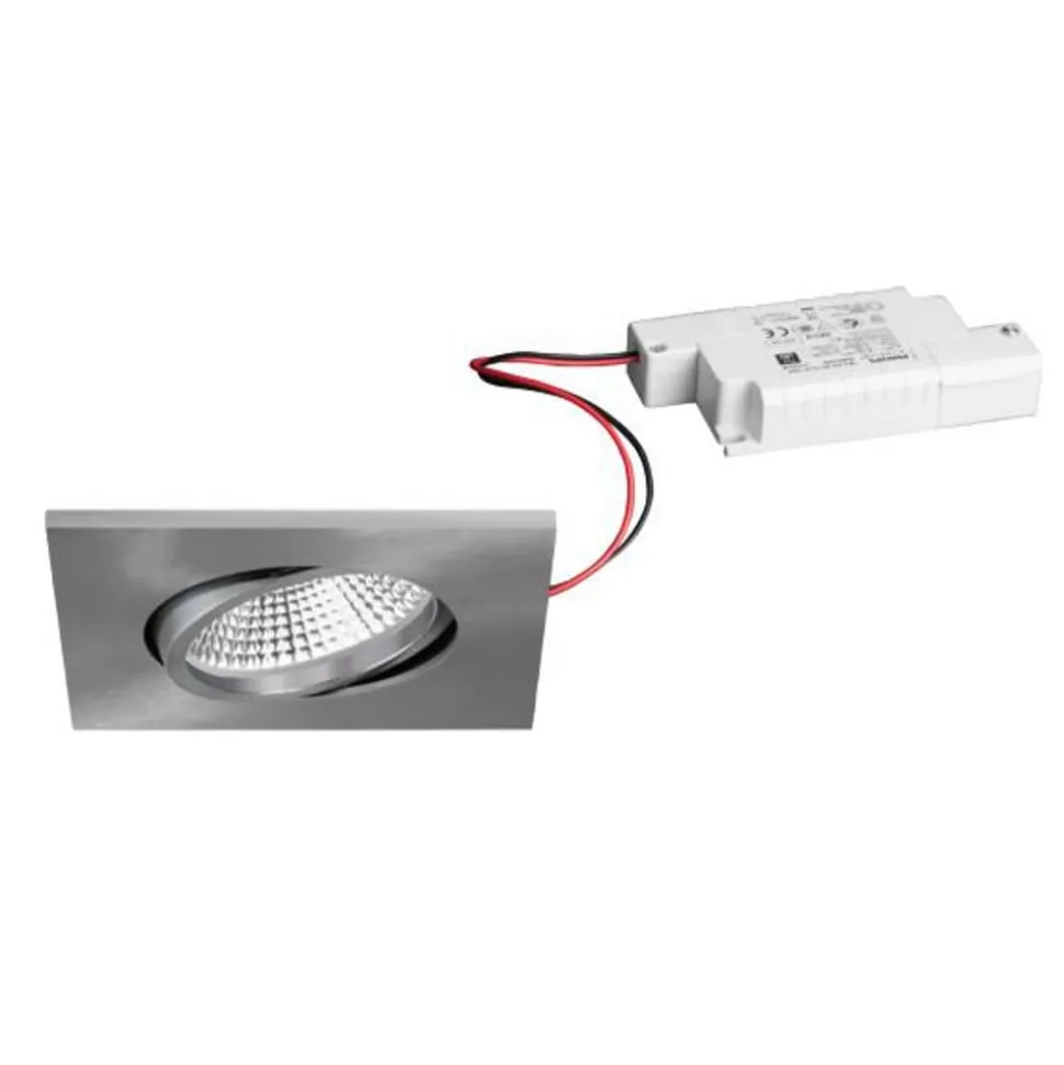 BRUMBERG BB25 IP65 indbyg RC driver kantet nikkel
