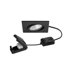 BRUMBERG BB25 LED-spot IP65 on/off tilslutningsboks sort mat
