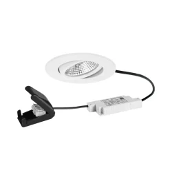BRUMBERG BB23 LED-spot IP65 RC-dim tilslutningsboks struktureret hvid