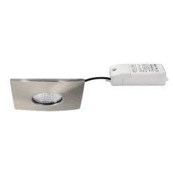BRUMBERG Chooose LED-downlight kantet nikkel
