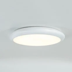 BRUMBERG Gavan LED-loftslampe, IP65, hvid Ø32cm