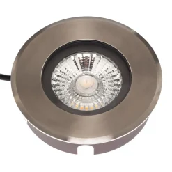 BRUMBERG Hybride Flat LED-gulvlampe til indbygning, 15 cm