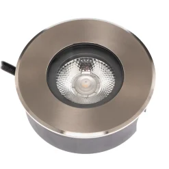 BRUMBERG Hybride Flat LED-gulvlampe til indbygning, 11 cm