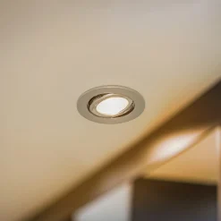 BRUMBERG indbygningsspot IP65 kantet kobles, titan