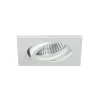 BRUMBERG indbygningsspot Tirrel-S, GU10 fatning, struktureret hvid