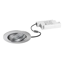 BRUMBERG LED indbygningsspot Tirrel-R, dæmpbar, mat aluminium