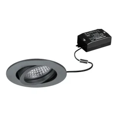 BRUMBERG LED indbygningsspot Tirrel-R, on/off, mat titanium
