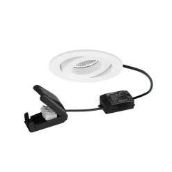 BRUMBERG LED-spot BB33 on/off-tilslutningsdåse struktureret hvid