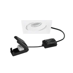 BRUMBERG LED-spot BB38, on/off, tilslutningsboks, struktureret hvid