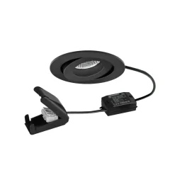 BRUMBERG LED-spot BB33 on/off-tilslutningsdåse struktureret sort