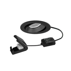 BRUMBERG LED-spot BB35 on/off-tilslutningsdåse struktureret sort