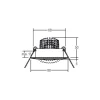 BRUMBERG Spot BB13 dim2warm RC-dim tilslutningsboks, mat nikkel