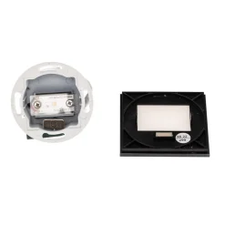 BRUMBERG Wall Kit68 indbygning, flad, kantet, sort