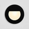 BRUMBERG Wall Kit68 lampe flad rund sort