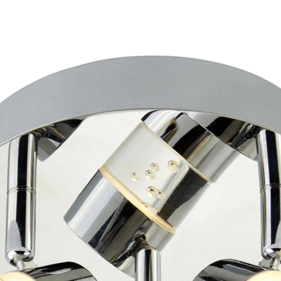 Bubbles LED-loftrondel, IP44, 3 lyskilder