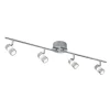 Bubbles LED-loftspot, IP44, 4 lyskilder