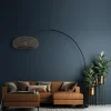 Bue-gulvlampe Sparkled Light sort