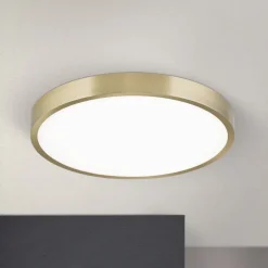 Bully LED-loftslampe med patina-look, Ø 28 cm