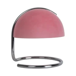 Burano bordlampe, pink, højde 25 cm, glas/metal, E27