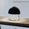 Burano bordlampe, sort, højde 25 cm, glas/metal, E27