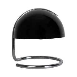 Burano bordlampe, sort, højde 25 cm, glas/metal, E27