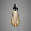 Buster + Punch LED-pære, E27, 2W, dæmpbar, guld