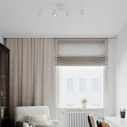 By Rydéns Correct loftspot, 4 lyskilder, mat hvid