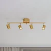 By Rydéns Correct loftspot, 4 lyskilder, mat guld