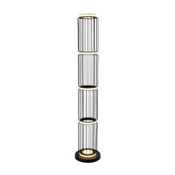Cage LED-gulvlampe i burdesign