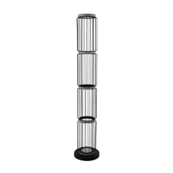 Cage LED-gulvlampe i burdesign