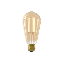 Calex E27 ST64 3,5 W LED-filament guld 821, dæmpes