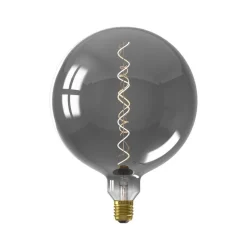 Calex Kalmar LED-pære E27 5W G200 1800 K dim titan