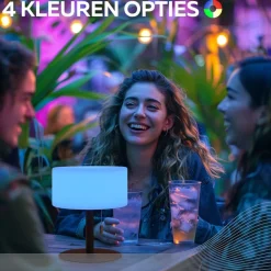 Calex LED-bordlampe, IP44, trækafbryder