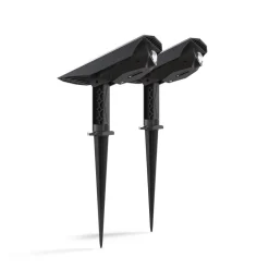 Calex LED-spot med jordspyd Padoa, 2-pak, sort