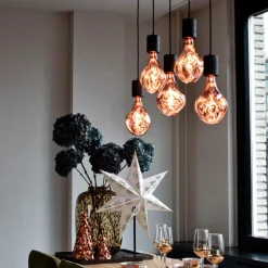 Calex Organic Evo LED-pære E27 6W dæmpbar rosé